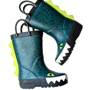 Carter's Baby Toddler Boys Green MONSTER Rainboot CAMO Rain Boots for Ki…